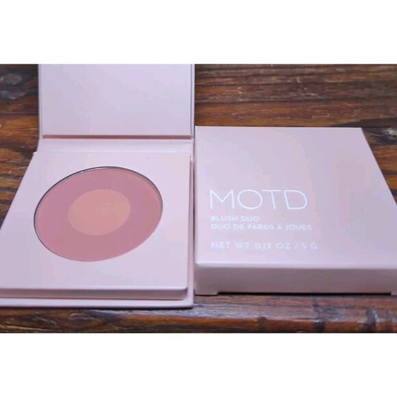 MOTD COSMETICS Blush Duo in Modern Mauve,5G FULL SIZE NEW WITH BOX - Picture 4 of 4